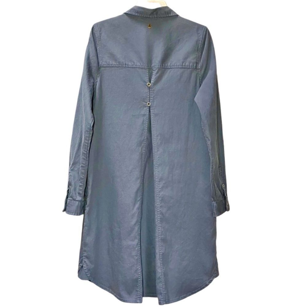 PrAna Yarrow Shirt Dress in Weathrred Blue Women’s L - Picture 7 of 9